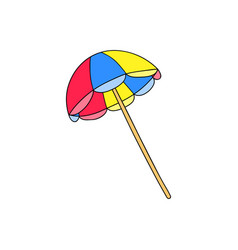 Doodle Colorful Parasol