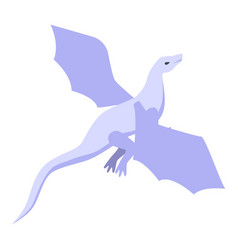 Purple Fantasy Dragon Flying With Spread Wings