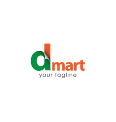 D Mart Logo Template Design