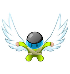 Icarus Sky Diver Cartoon