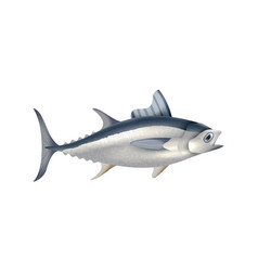 Albacore Fish Realistic Composition