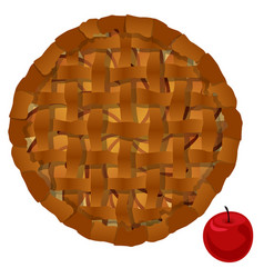 Apple Pie Top View