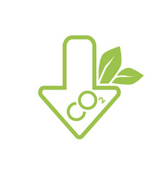 Co2 Neutral Icon Carbon Gas Emission Reduction