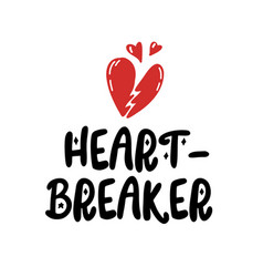 Heart Breaker Hand Drawn