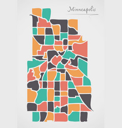 Minneapolis Minnesota Map With Neighborhoods