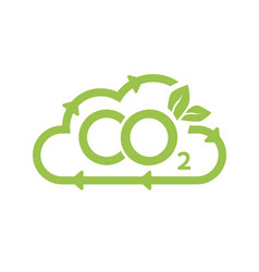 Co2 Neutral Icon Carbon Gas Emission Reduction