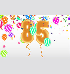 85 Birthday Happy Congratulations Poster