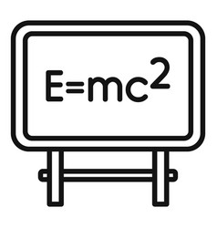 Chemistry Board Icon Outline Lab Research