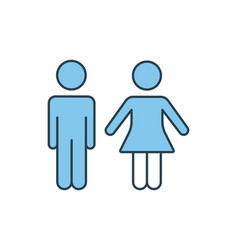 Man And Woman Icon Icon Related To Sign Toilet