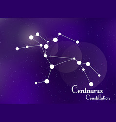 Centaurus Constellation Starry Night Sky Cluster