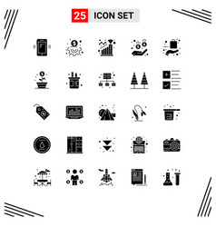 Pack 25 Creative Solid Glyphs Ecommerce