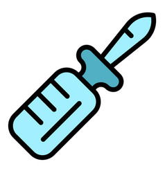 Vape Screwdriver Icon Flat