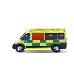 City Ambulance With Shadow Varian Uk Side