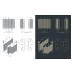 Cpu Cooler Heatsink Blueprints