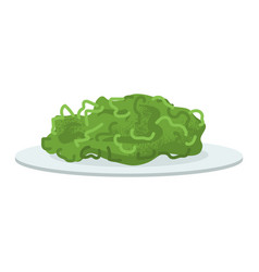 Lettuce On A Plate Fresh Green Salad