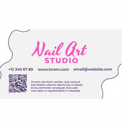 Nail Studio Business Card