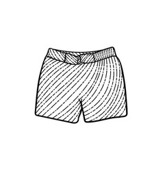 Short Pants Line Creative Design