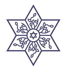 Stroke Star Of David Within