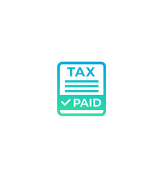 Paid Taxes Icon