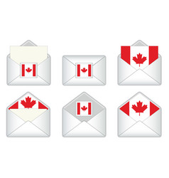 Canada Flag In The Envelope