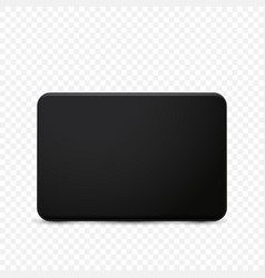 Closed Black Tablet On A Transparent Background