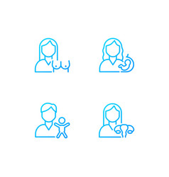 Mother And Child Health Pixel Perfect Gradient