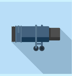 Cargo Funnel Icon Flat Ground Airport