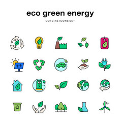 Eco Green Energy Environment Icon Design