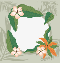 Flowers Garden Frame Pattern