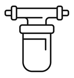 Laboratory Test Tube Icon Line Art