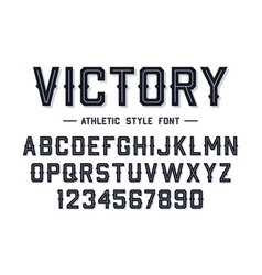 Sport Style Font Athletic