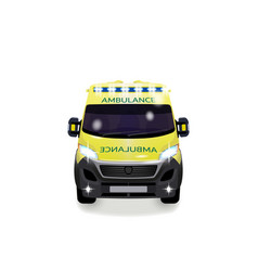 City Ambulance With Shadow Varian Uk Front