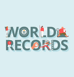 World Records Text Composition