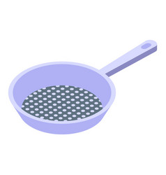 Cook Pan White Color Icon Isometric Pot