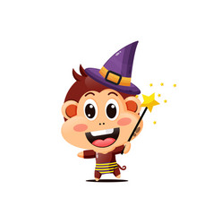 Cute Monkey Become Witches