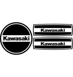 Kawasaki Gto Engine Stickers Set