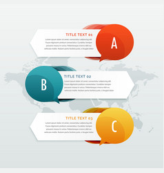 Three Steps Options Infographic Web Banners