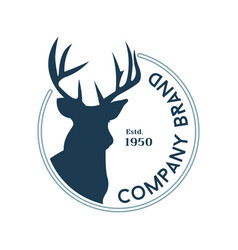 Vintage Deer Brand Logo