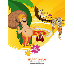 Happy Onam Flyer Background