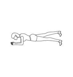 Plank Leg Lift Workout Outline