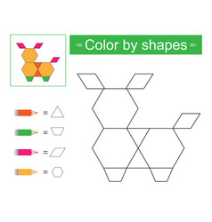 Coloring Pages Color By Shapes