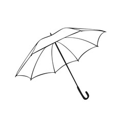 Monochrome Picture Large Outdoor Umbrella