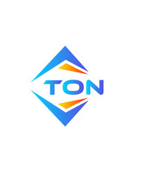 Ton Abstract Technology Logo Design On White