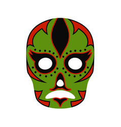 Libre Luchador Angry Mask Template