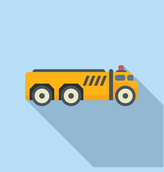 Cargo Machine Icon Flat Airport Ground