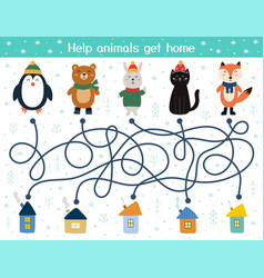 Help The Cute Animals Find Their Homes Winter