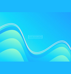 Blue Modern Wave Background Design Abstract