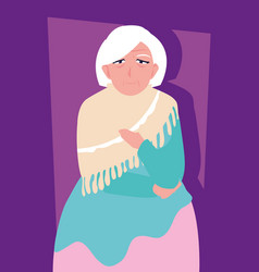 Fat Old Woman Avatar Character