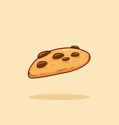 Choco Chip Cookie Side View