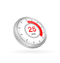 25 Minutes Stopwatch Icon Stopwatch